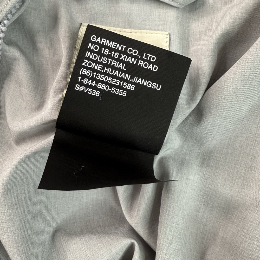 Vuori Venture Track Jacket Mens M Light Gray Full Zip Lightweight Outdoor Gym - Picture 7 of 11